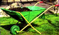 fold -away wheelbarrow